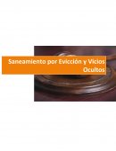 Saneamiento por evicción y vicios ocultos