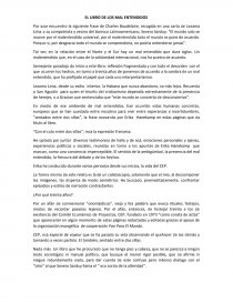 EL LIBRO DE LOS MAL ENTENDIDOS. Página 1