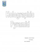 Es mediante la pirámide holográfica por el cual se quiere demostrar la materia de refracción.