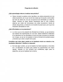 Preguntas de reflexión ¿Qué aprendizajes obtuve al realizar esta práctica?. Página 1
