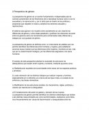 La perspectiva de género