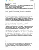 Estudio y análisis de mercado para la introducción al mercado de la bebida en polvo sabor pepino y limón.