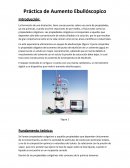 Práctica de Aumento Ebullóscopico