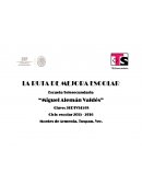 La ruta de mejora escolar. Acuerdos y compromisos del consejo técnico escolar