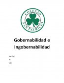Gobernabilidad e ingobernabilidad