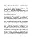 ANÁLISIS: EXPERIENCIA EN LA ELABORACIÓN DE PORTAFOLIOS EN FÍSICO O ELECTRÓNICO