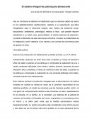 El sistema integral de justicia para adolescente