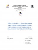 PROPUESTA PARA LA CONSTRUCCION DE UNA CANCHA DE USOS MULTIPLES EN EL SECTOR JOROPO DE LA PARROQUIA LA PICA, MUICIPIO MATURIN. EDO. MONAGAS