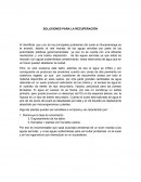 Solución para la recuperación de suelo