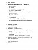 Análisis de sentencia. TIPOS DE PROCESOS QUE GENERAN LAS SENTENCIAS