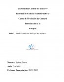 Tema: Libro El Mundo de Sofía y Carta a García