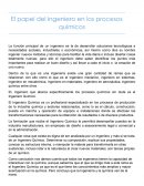 El papel del ingeniero en los procesos químicos