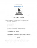 Técnicas de acercamiento a los problemas del educando adolescente