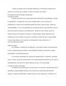 Psicología Humanista - Psicología Transpersonal