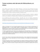 Toman acciones ante derrame de hidrocarburos, en Jalisco