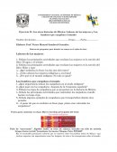 Enlista las principales actividades que realizan las mujeres en la sección del libro: El agua y el metate.