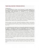 TESIS RELEVANTES TERCERA ÉPOCA
