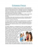 Embarazo Precoz adolescentes