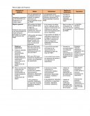 Marco Lógico Para Gestión de Proyectos