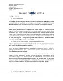 Trabajo práctico: novela