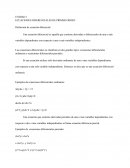 ECUACIONES DIFERENCIALES DE PRIMER ORDEN.