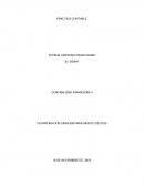 Practica contable CONTABILIDAD FINANCIERA II