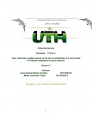 Educación, posibles causas por las que los estudiantes de la universidad UTH deciden abandonar el centro educativo