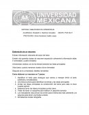 Elaboración de un resumen