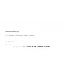La Función de las Finanzas Públicas