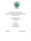 Elaboración de un plan de alimetación nutricional 100% balanceada y natural