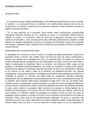 Paradigmas en educación fisica