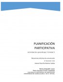 ESTRATEGIA DE COMUNICACIÓN PARA PARTICIPACIÓN DE LA CIUDADANÍA EN UN PLAN DE ACCIÓN