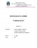 COMO SE DA LA MONOGRAFIA SOBRE “LIDERAZGO”