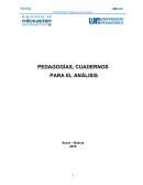 PEDAGOGÍAS, CUADERNOS PARA EL ANÁLISIS