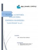 PLAN DE AUDITORÍA FINANCIERA A LA EMPRESA MADERERA “LOS PINOS” S.A.C