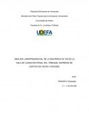 ANALISIS JURISPRUDENCIAL DE LA SENTENCIA N°100 DE LA SALA DE CASACIÓN PENAL DEL TRIBUNAL SUPREMO DE JUSTICIA.