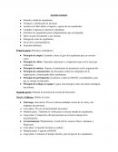 Construccion de agenda semanal.