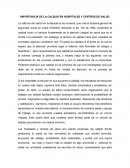 IMPORTANCIA DE LA CALIDAD EN HOSPITALES Y CENTROS DE SALUD