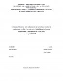 Estrategias Educativas para la disminución del parasitismo intestinal en estudiantes de 1er, 2do y 3er grado en la Unidad Educativa Creación