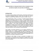 Una escuela debe ser un lugar para todos los niños, no basada en la idea que todos son iguales, sino que todos son diferentes.