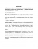 La elasticidad. Economía