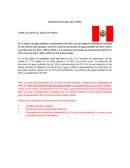 Acceso al agua potable en el Perú