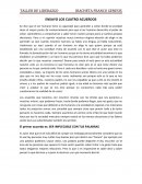 Ensayo del Libro Los Cuatro Acuedos