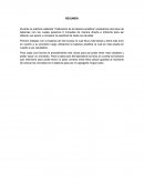 Informe de la balanza analítica