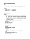 Nombre del ensayo: Densidad in situ