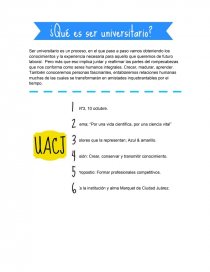 Crear, conservar y transmitir conocimiento. Propostio: Formar profesionales competitivos.. Página 1