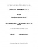 DIFERENCIAS ENTRE EL PLAN Y PROGRAMA DE PREESCOLAR Y PRIMARIA