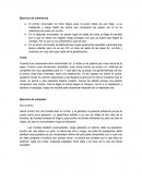 Ejercicio de coherencia