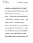 ¿Qué debe hacer el director general de pastas finas para mantener los niveles de producción sin causar desabastos ni excesos de inventario?