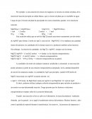 Quimica: mezcla de reacción